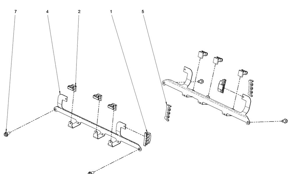 Engine Group - Ignition Wires Diagram and Parts List for 076355-03  Briggs and Stratton Generator